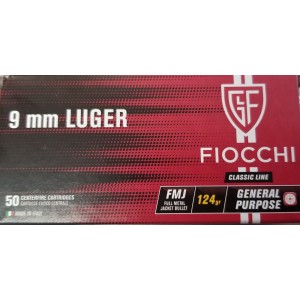 FIOCCHI 9 Luger FMJ/500