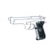 BERETTA  M92F GAZ SILVER