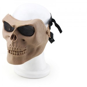 MASQUE SKULL GRILLAGE TAN