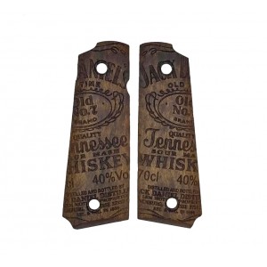 PLAQUETTE BOIS PT1911 JACK DANIEL'S