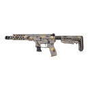 AR15 EXTREM CUSTOM LEVEL 3 - 223R - Hexa camo grey gold 7"