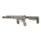 AR15 EXTREM CUSTOM LEVEL 3 - 223R - Hexa camo grey gold 7"