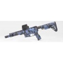 AR15 EXTREM CUSTOM LEVEL 3 - 223 REM - Hexacamo Bleu 12"