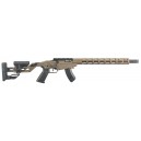 RUGER PRECISION RIMFIRE .22LR 10CPS 18" 46CM FILETE MARRON BRONZE