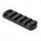 Rail Picatinny Noir Keymod 5 slots