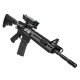 Rail Picatinny Noir Keymod 5 slots