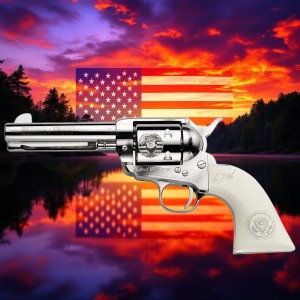 REVOLVER 1873 357 MAG DONALD TRUMP NICKEL