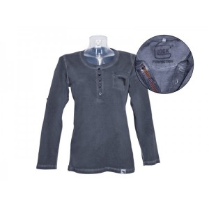 Tshirt Henley manches longues Femme - Glock